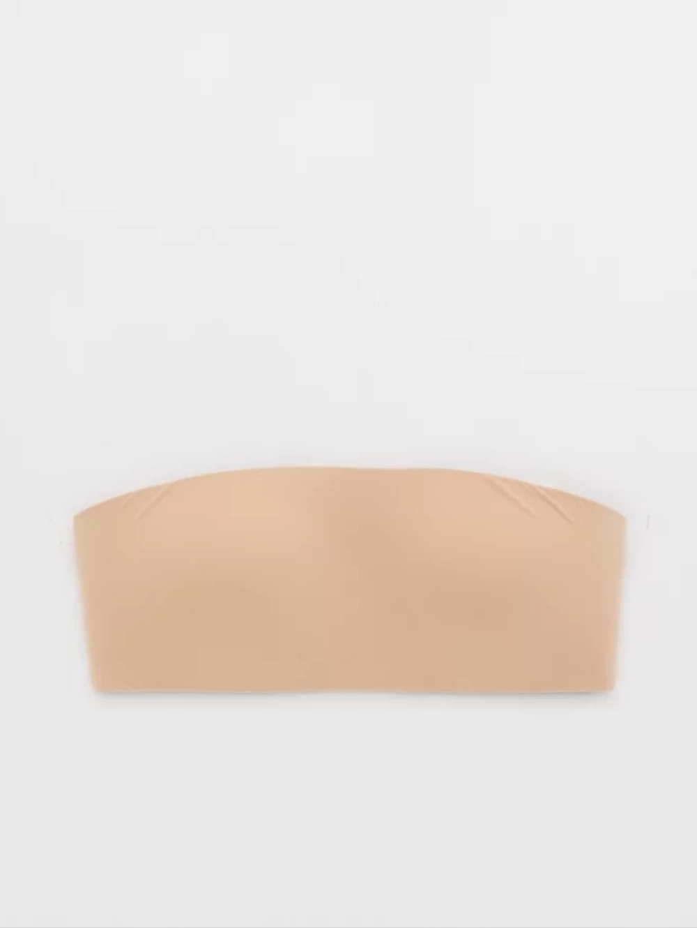 NWT Aerie Smootheez Lightly Lined Bandeau Bralette Nude Sands 34B Without Straps - Picture 3 of 5